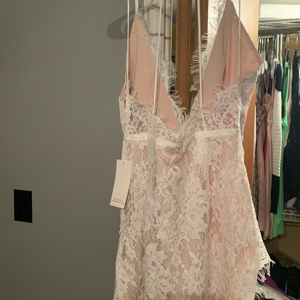 Toni thigh high slit dress